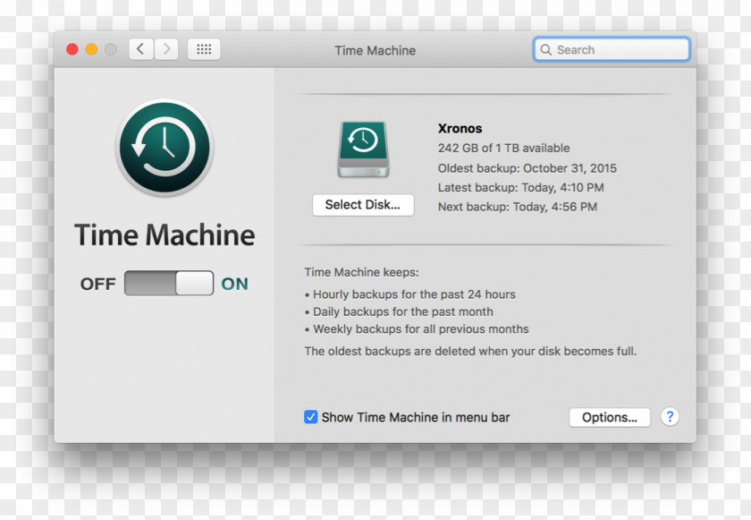 Superstore Time Machine MacOS Server Backup PNG