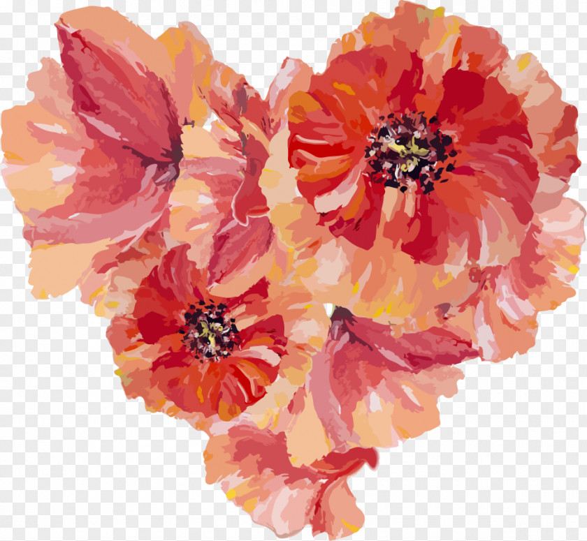 Vector Watercolor Flowers Drawing Flower Illustration PNG