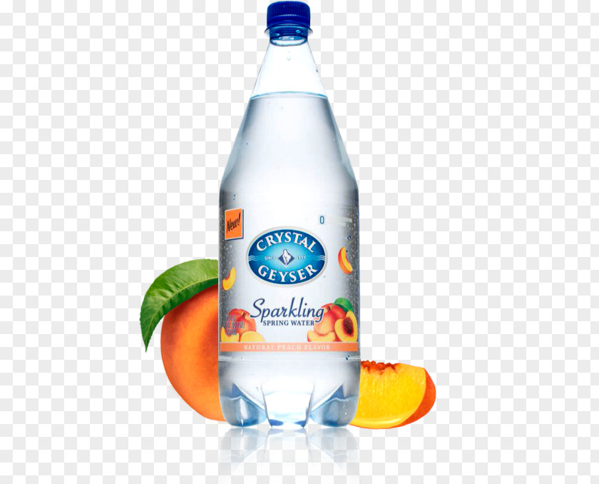 Crystal Geyser Mineral Water Carbonated Fizzy Drinks Orange Drink Company PNG