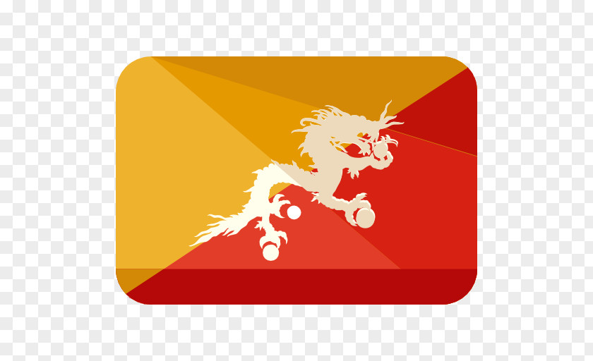Flag Of Bhutan National Vector Graphics PNG
