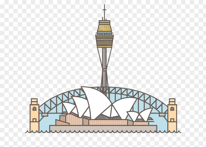 Sydney Opera House City Of Building Illustration PNG