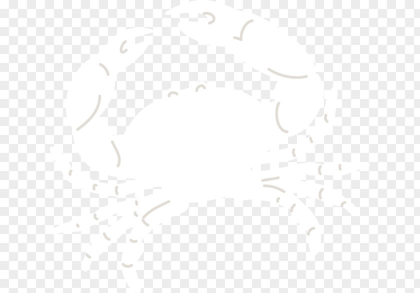 Crab Paper White Pattern PNG