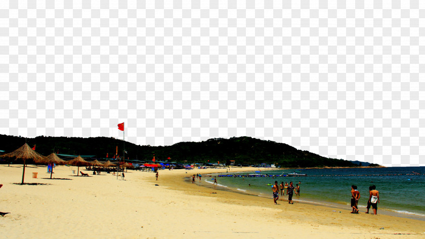 Golden Beach View Sea Gratis PNG