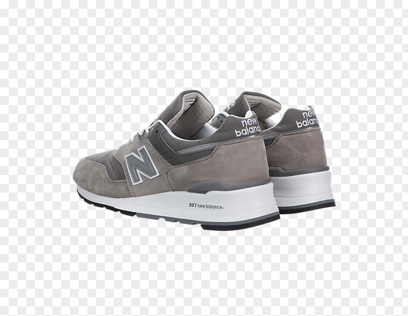 Grey New Balance Running Shoes For Women Sports Skate Shoe Suede Sportswear PNG