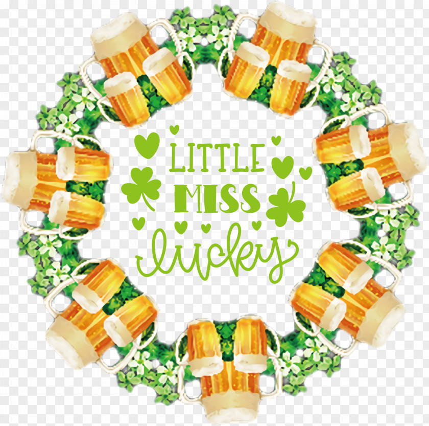 Little Miss Lucky Saint Patrick Patricks Day PNG