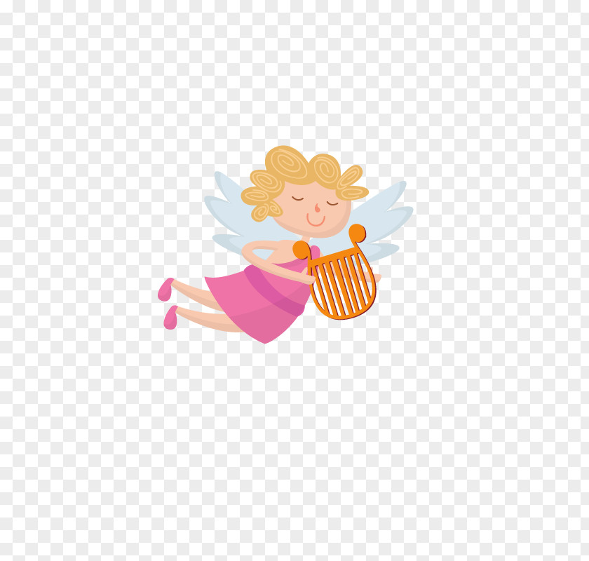 Playing Cupid,angel,Blond Angel Cupid Euclidean Vector Download PNG