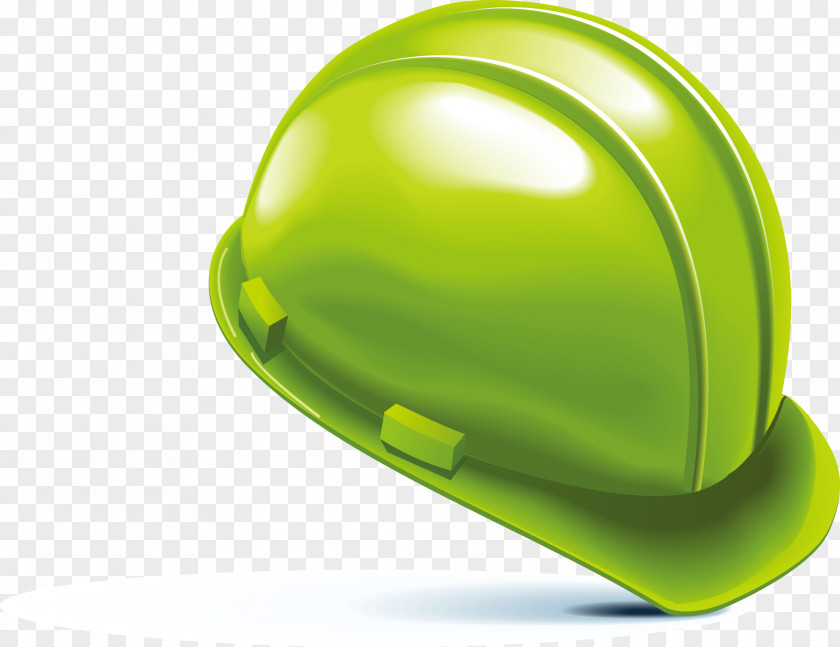 Green Helmet Design Elements Hard Hat PNG