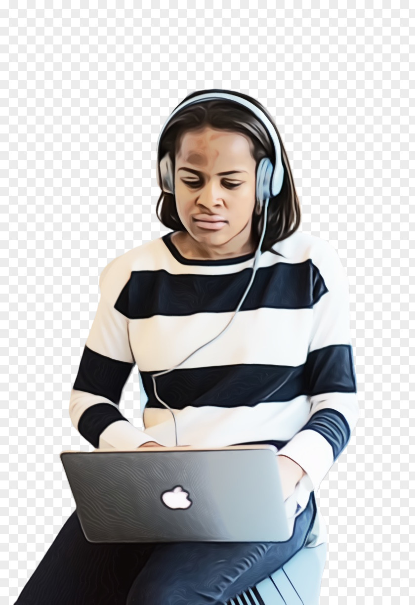 Hearing Call Centre Woman Cartoon PNG