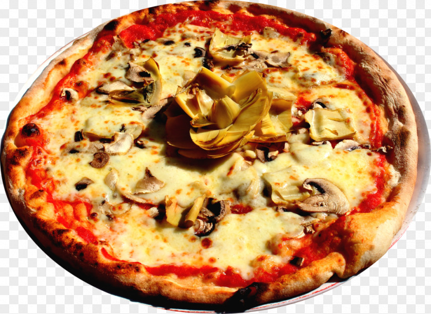 Pizza California-style Sicilian Ham Tartiflette PNG