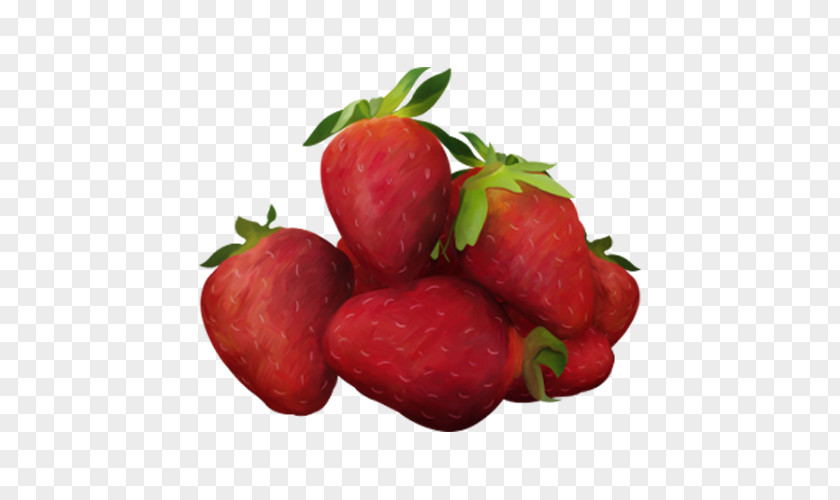 Red Strawberry Fruit Aedmaasikas Sour Cherry PNG