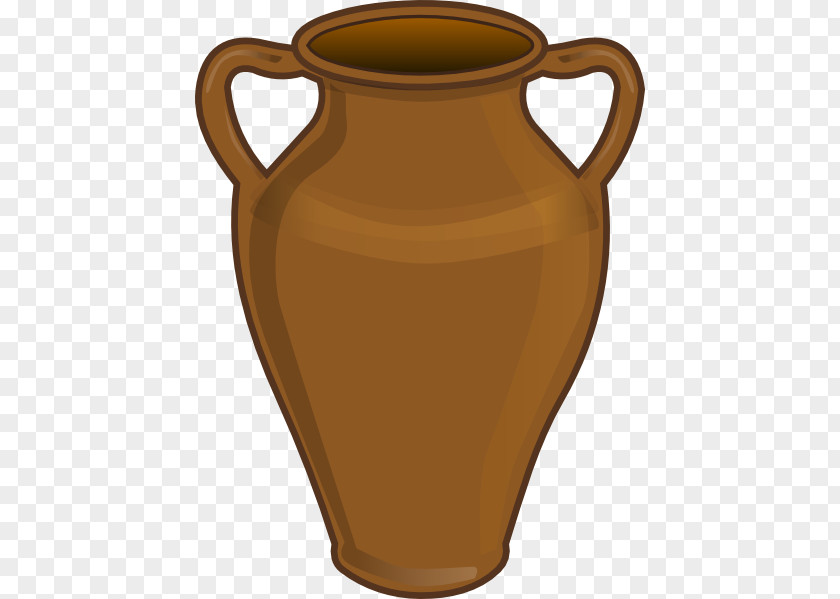 Tall Vase Pottery Potter's Wheel Ceramic Clip Art PNG