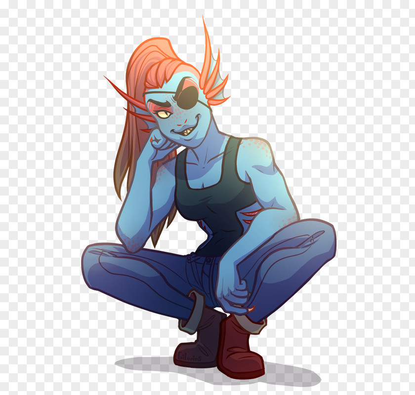 Undyne Undertale Cartoon Undine Yandex Illustration PNG