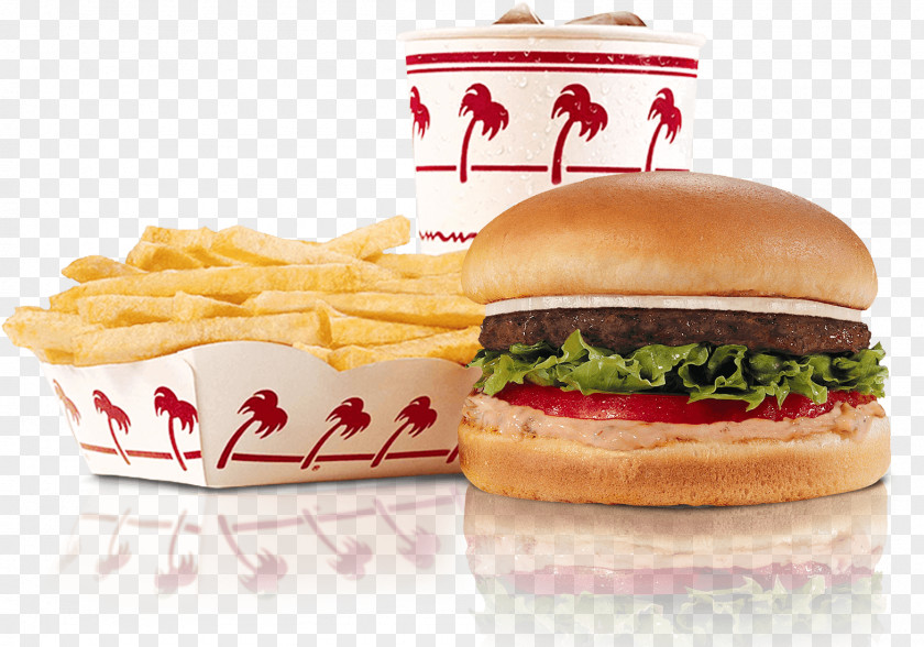 Burger Hamburger In-N-Out Products Fast Food Five Guys PNG
