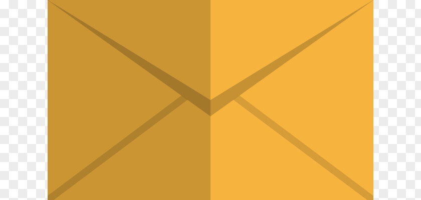 Envelope Line Triangle Yellow Wallpaper PNG