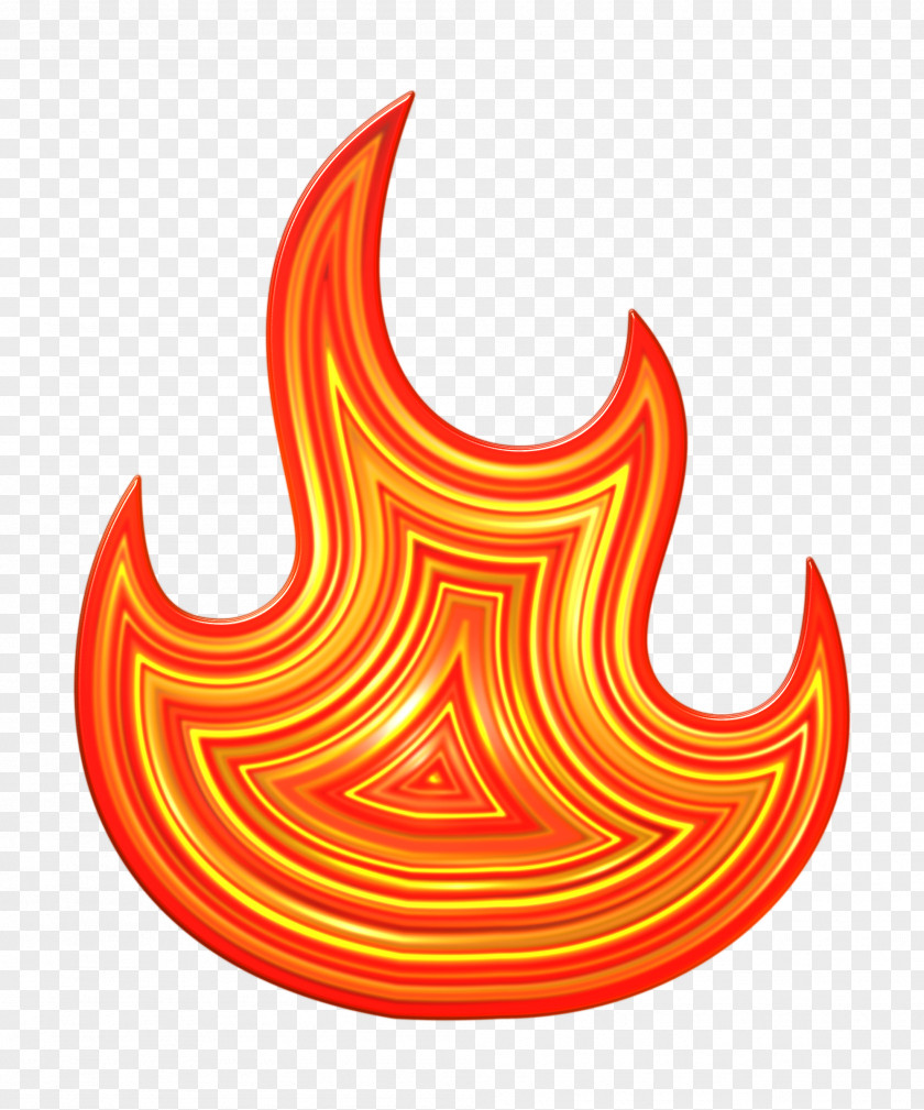 Fire Symbol Line Font PNG