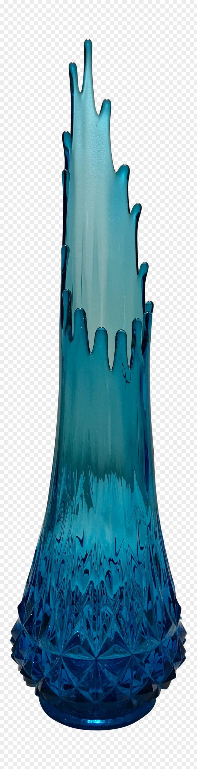 Vase Glass Blue Chairish Vikings PNG