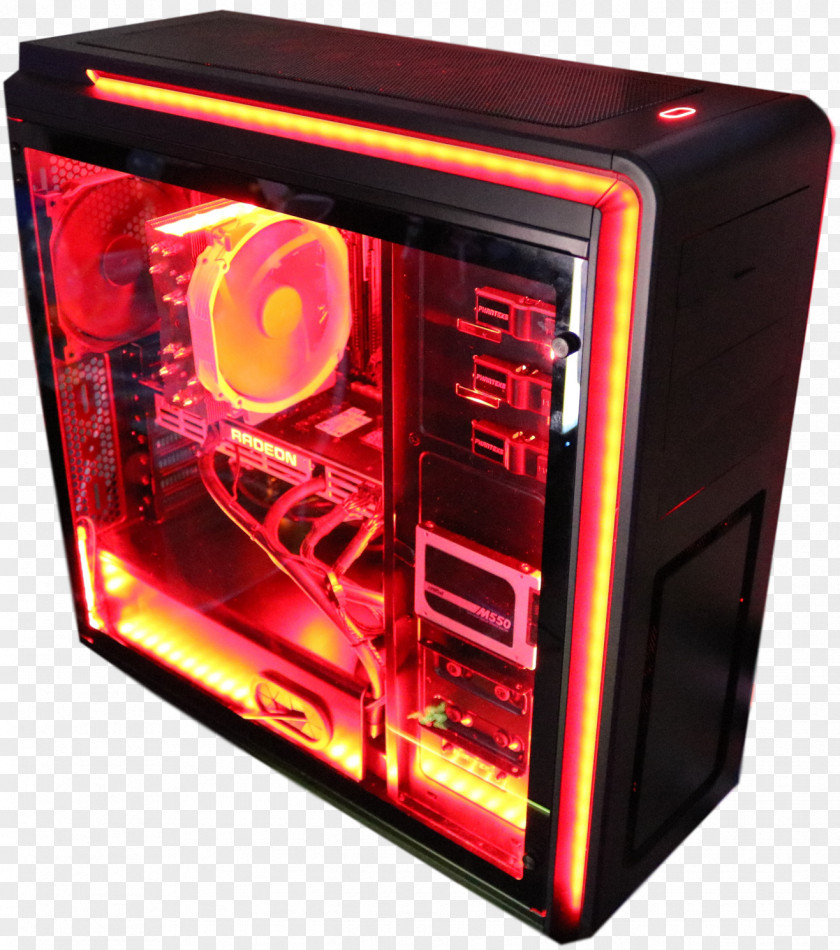 1m (RGB, 1000mm) Computer System Cooling PartsGlass Cases & Housings Phanteks Enthoo Luxe Full Tower Multicolor LED Strip PNG