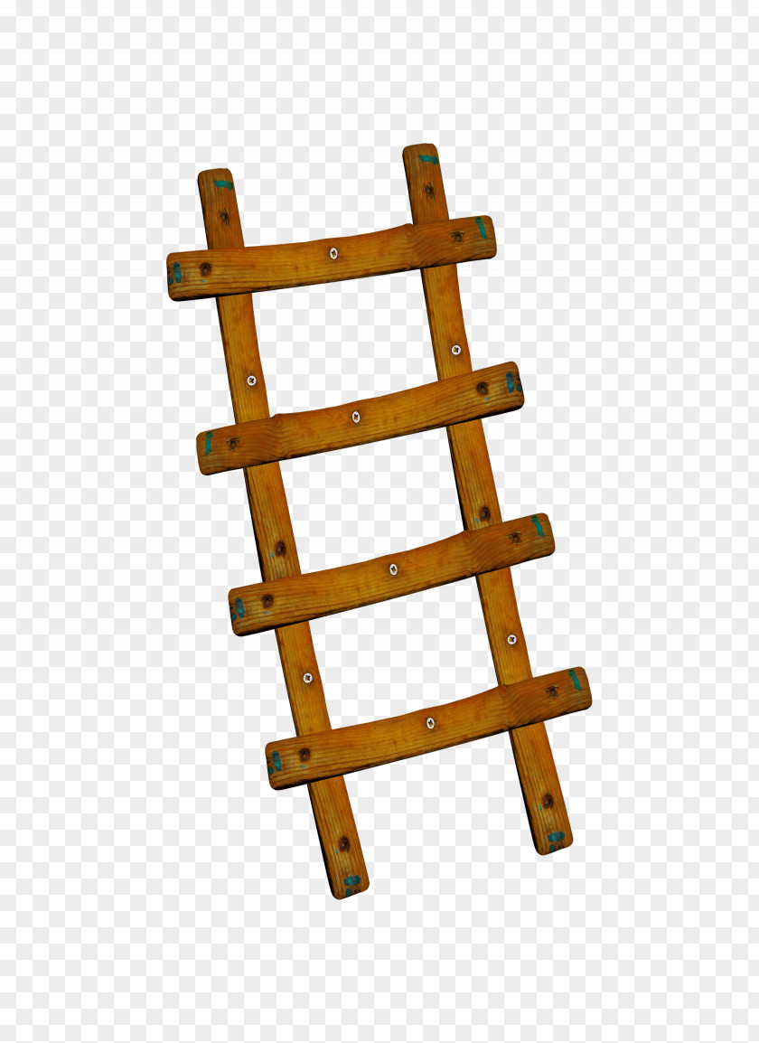 Beautiful Brown Ladder Stairs Clip Art PNG