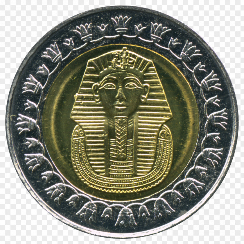 Egyptian Culture Ancient Egypt Pound Bi-metallic Coin PNG