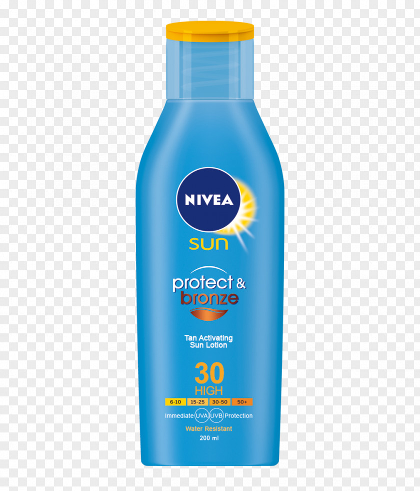 Sun Protection Sunscreen Lotion Tanning Beiersdorf NIVEA Factor De Protección Solar PNG