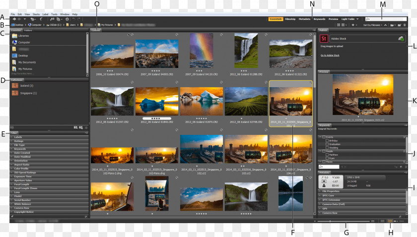 Graphics Software Adobe Bridge Systems Computer Workspace PNG