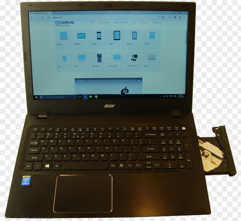 Acer Aspire Notebook Netbook Computer Hardware Laptop Personal PNG