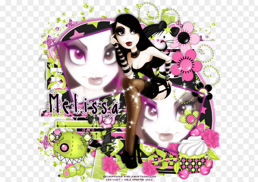 Design Graphic Black Hair PNG