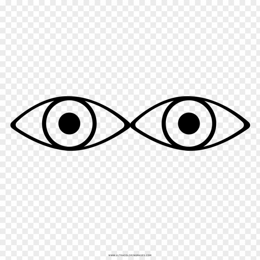 Eye Drawing Coloring Book Black And White PNG