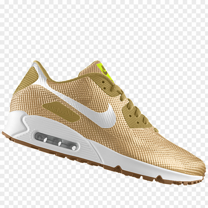 Nike Shoe Air Max Sneakers Gold PNG