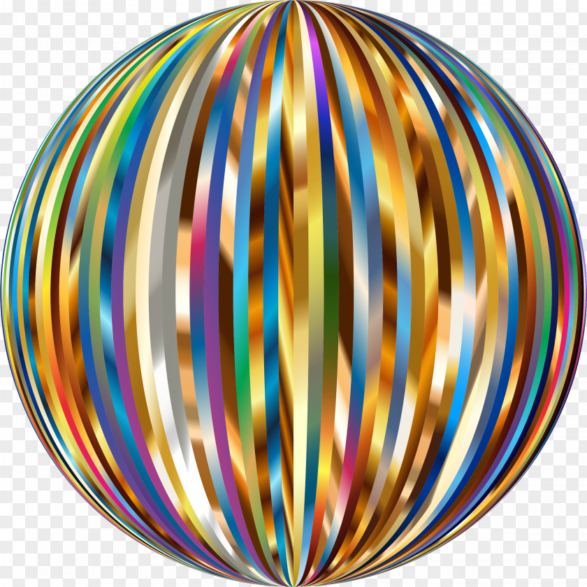 Vibrant Sphere Surface Circle Clip Art PNG