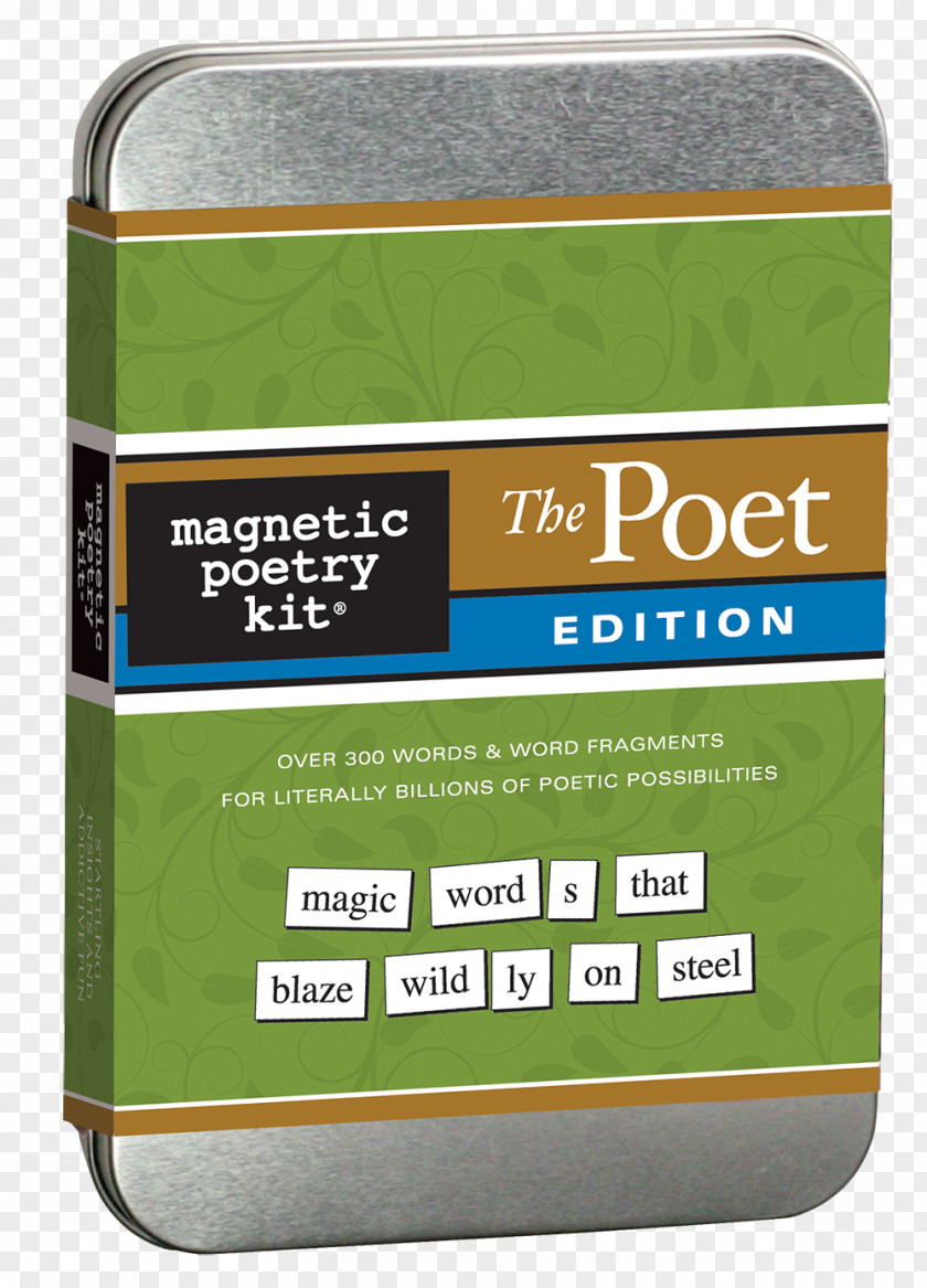 Book Magnetic Poetry Kit Every Last Word PNG