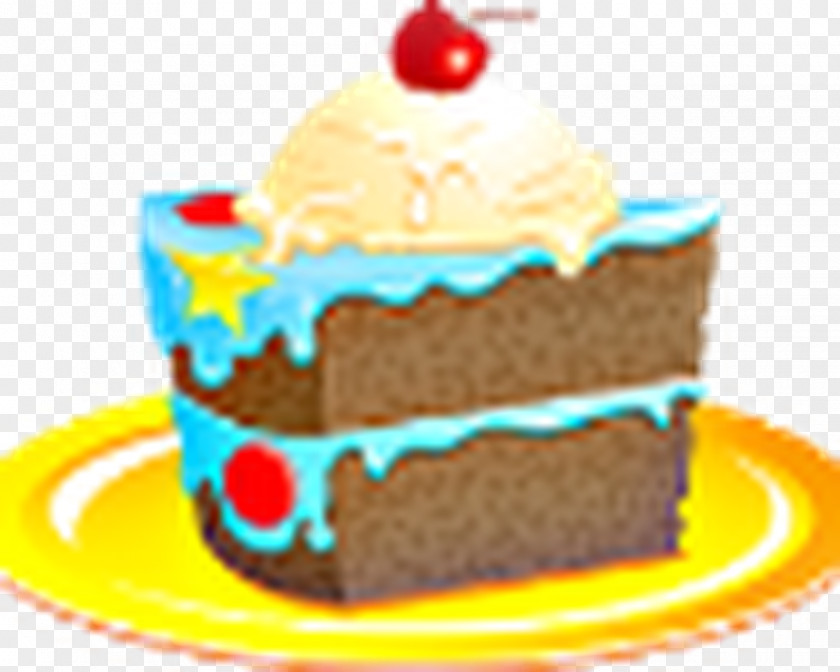 Cake Ice Cream Birthday Chocolate Brownie PNG