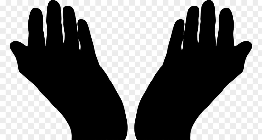 Praying Hand Hands Prayer Silhouette Clip Art PNG