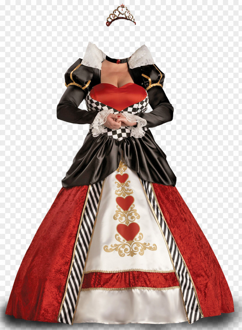 Queen Of Hearts Costume Party Dress Clothing PNG