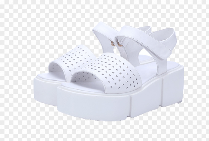 Increased White Sandals Sandal Shoe Boot PNG