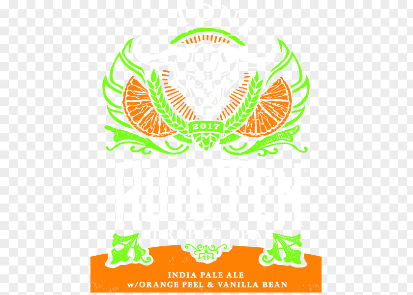 Orange Peel India Pale Ale Hops Graphic Design Logo PNG