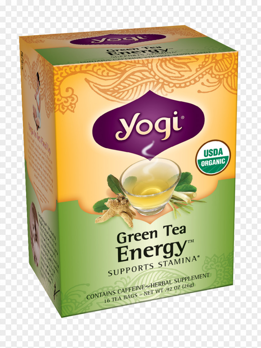 Organic Herbal Tea Bags Green Yogi Masala Chai Food PNG
