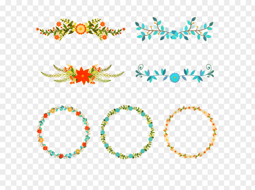 Blue Image Wreath Vector Graphics PNG