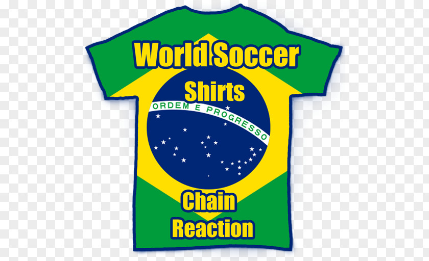 Chain Reaction Game T-shirt Flag Of Brazil Logo Sportswear PNG