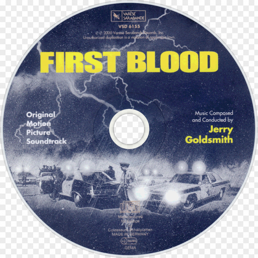 First Blood Rambo DVD Composer Album PNG