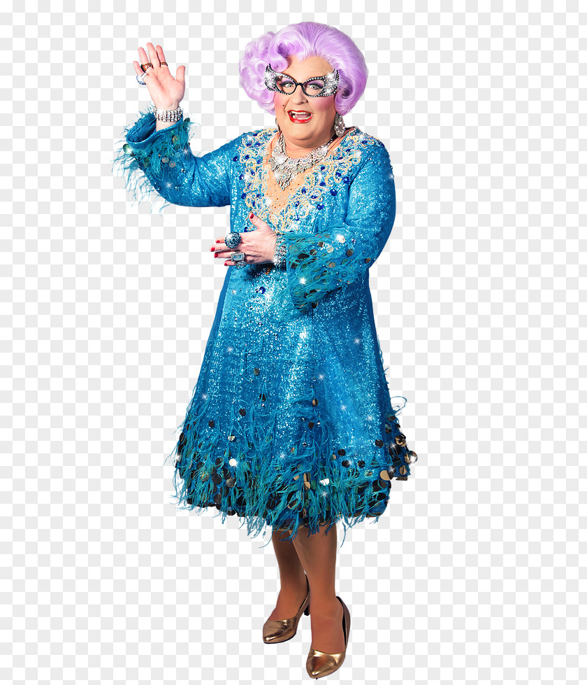 Mexican Dress Dame Edna Everage Drag Queen Costume Pantomime PNG