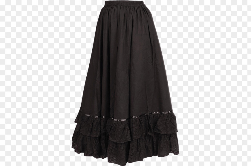 Noble Lace Dress Skirt Ruffle Waist Torso PNG