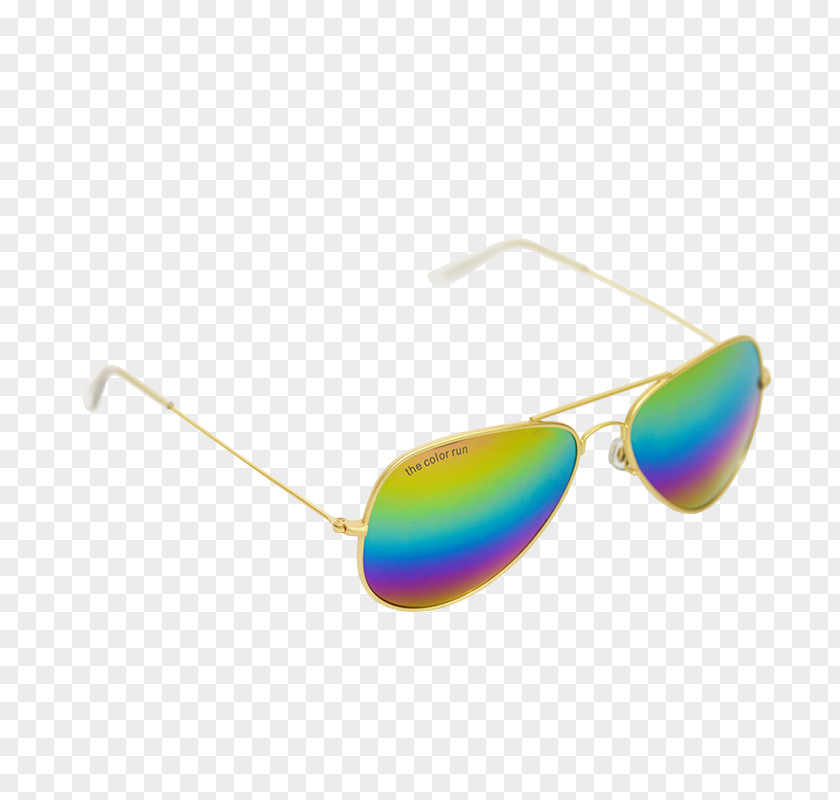 Sunglasses Goggles Aviator The Color Run PNG