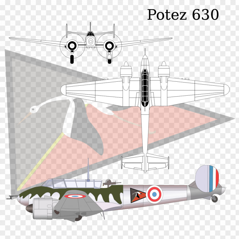 Aircraft Potez 540 ANF Les Mureaux 113 25 630 PNG