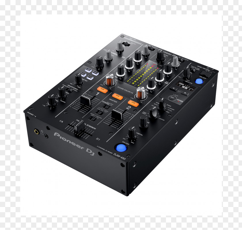 DJ Mixer Pioneer DJM-450 Disc Jockey Audio Mixers PNG