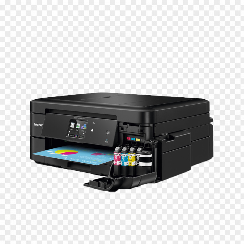 Printer Inkjet Printing Multi-function Brother Industries PNG