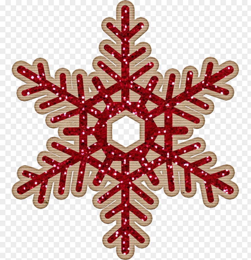 Winter Snowflakes Elements Christmas Ornament Decoration Tree Snowflake PNG