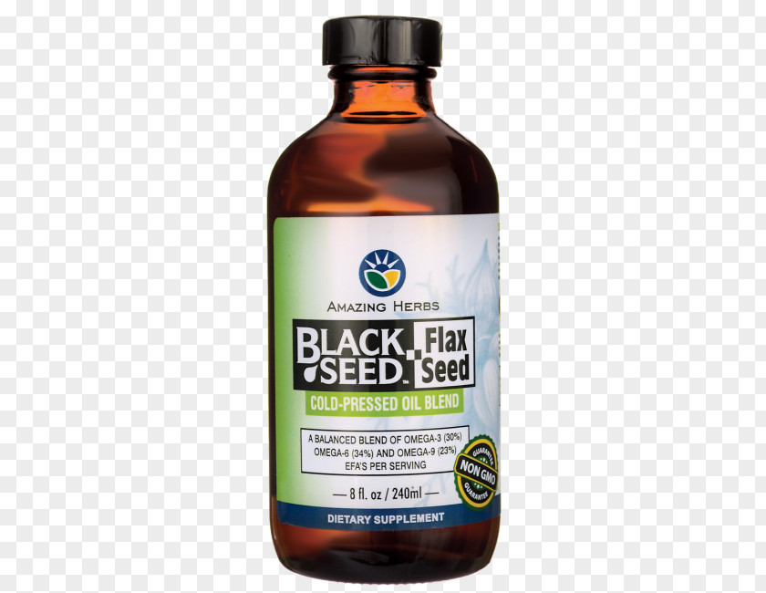 Black Seed Oil Fennel Flower Flax PNG