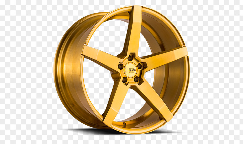 Brushed Gold Savini Wheels Wheel & Tire Designs Rim Light PNG