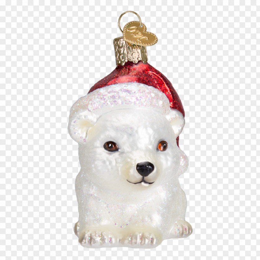 Hand-painted Hat Christmas Ornament Santa Claus Decoration Polar Bear PNG